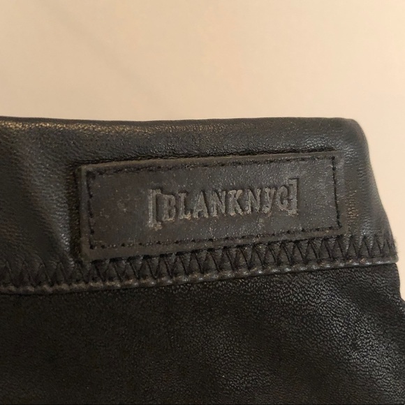 Blank NYC black Skinny faux leather girls pants size 14 - Picture 6 of 12